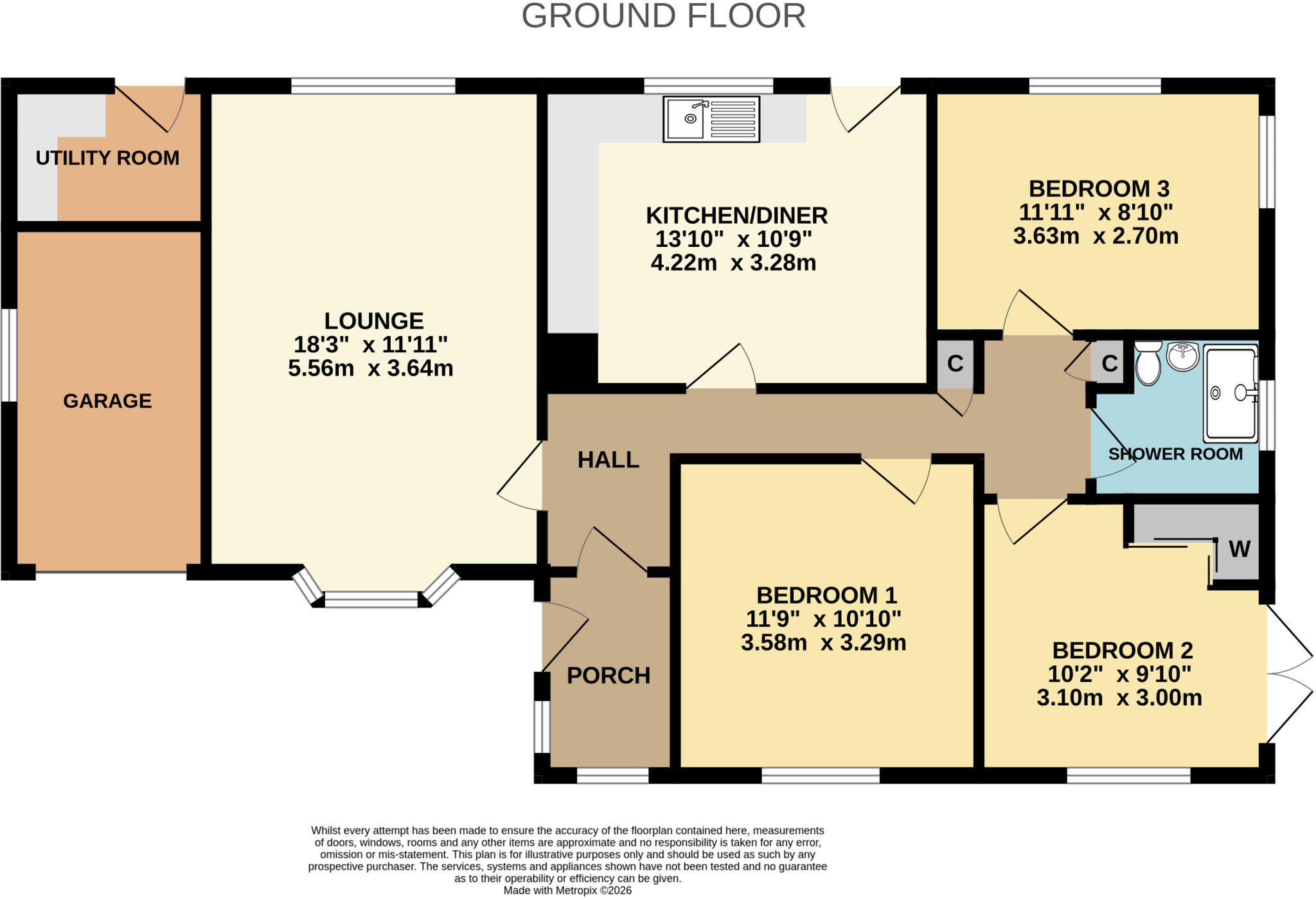 Sunset Heights, Barnstaple, Devon, EX32 floorplan