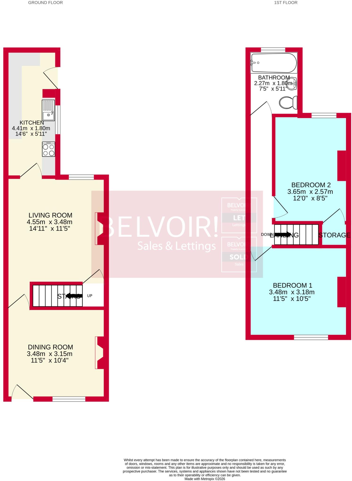 Heath Street, Hednesford, Cannock, WS12 floorplan