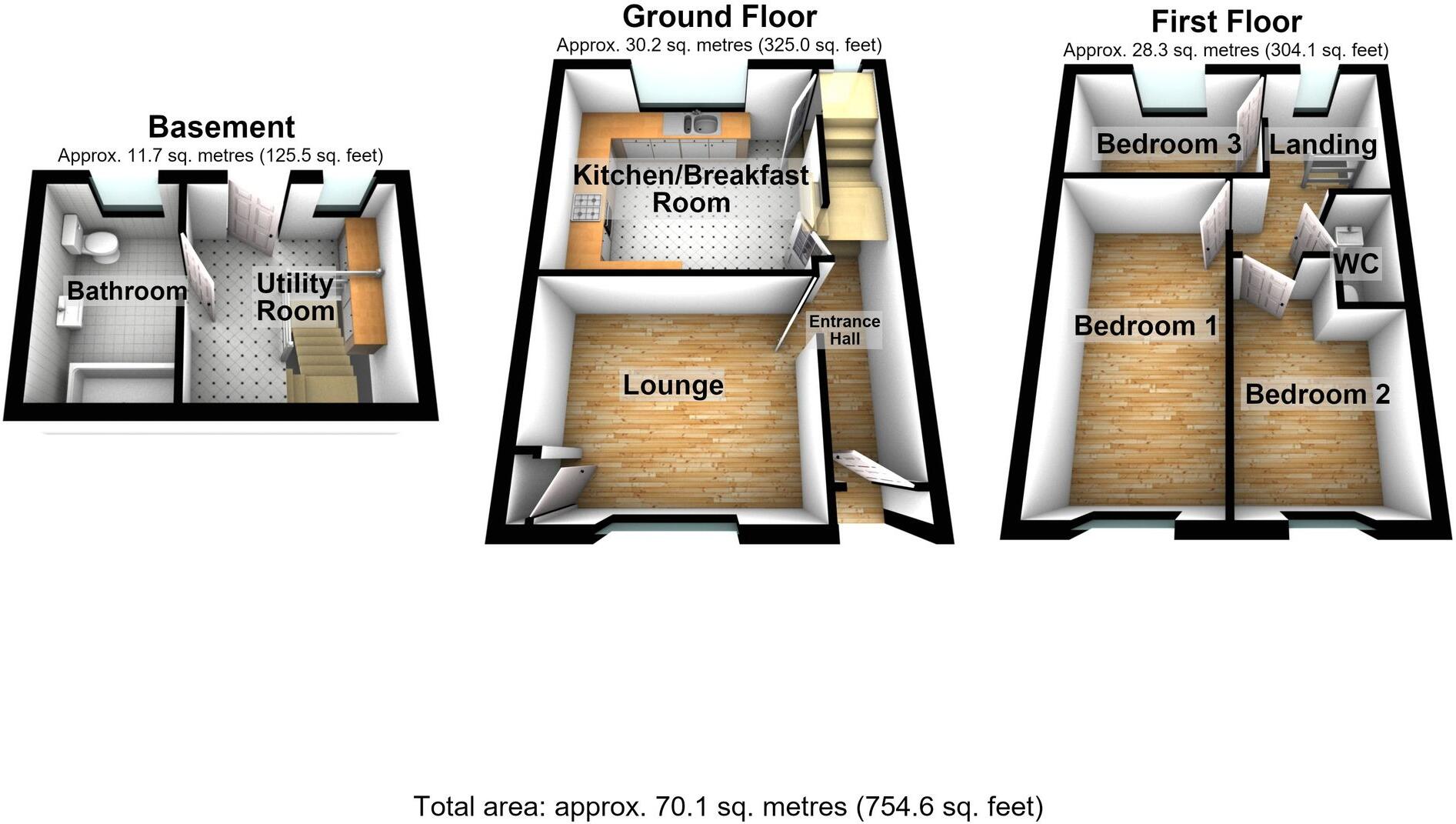Gellideg Street, Maesycwmmer, CF82 floorplan