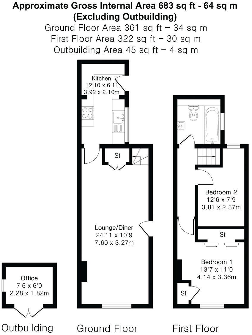 Weyside Road, Guildford, GU1 floorplan