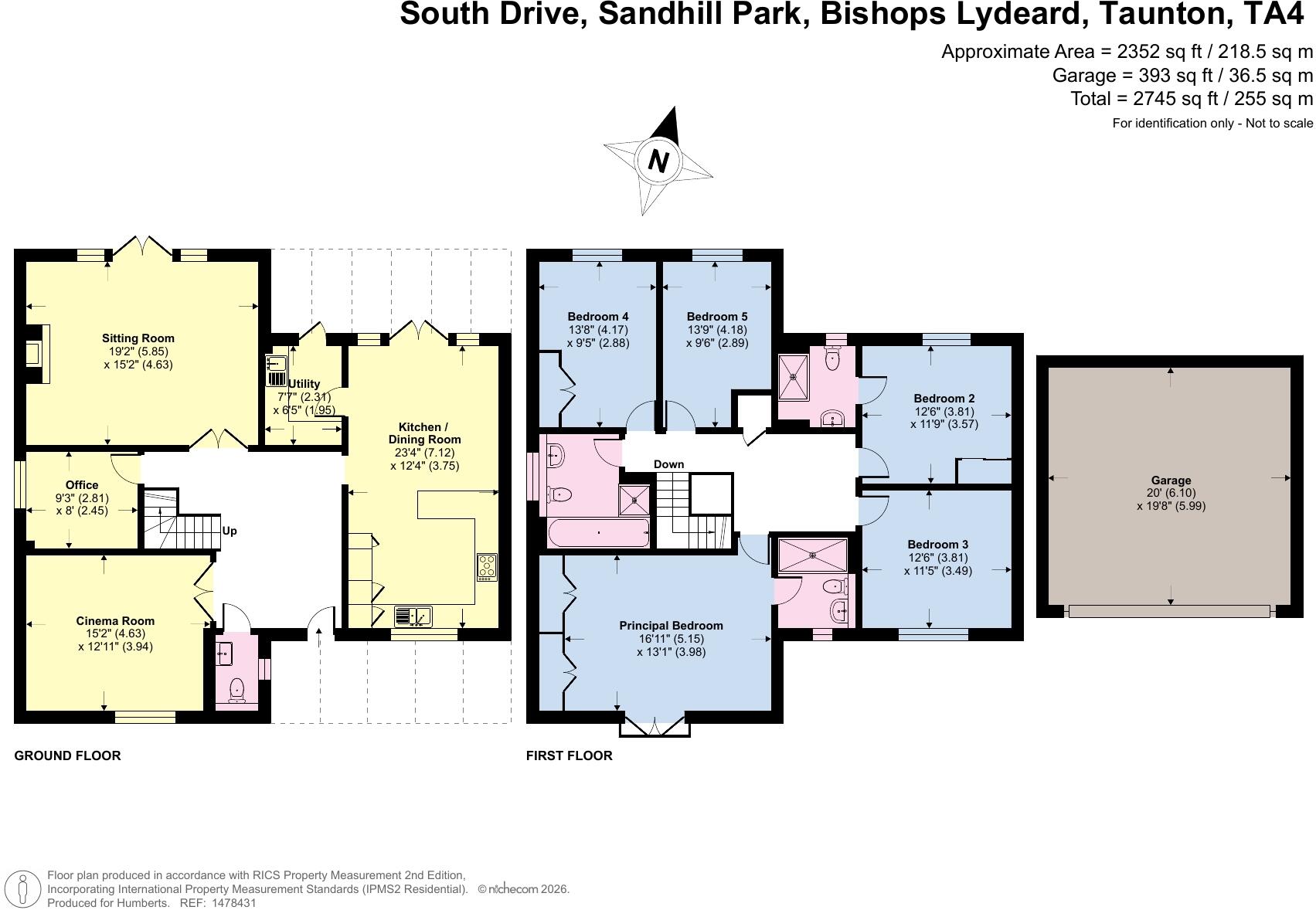 South Drive, Sandhill Park, Bishops Lydeard, Taunton floorplan