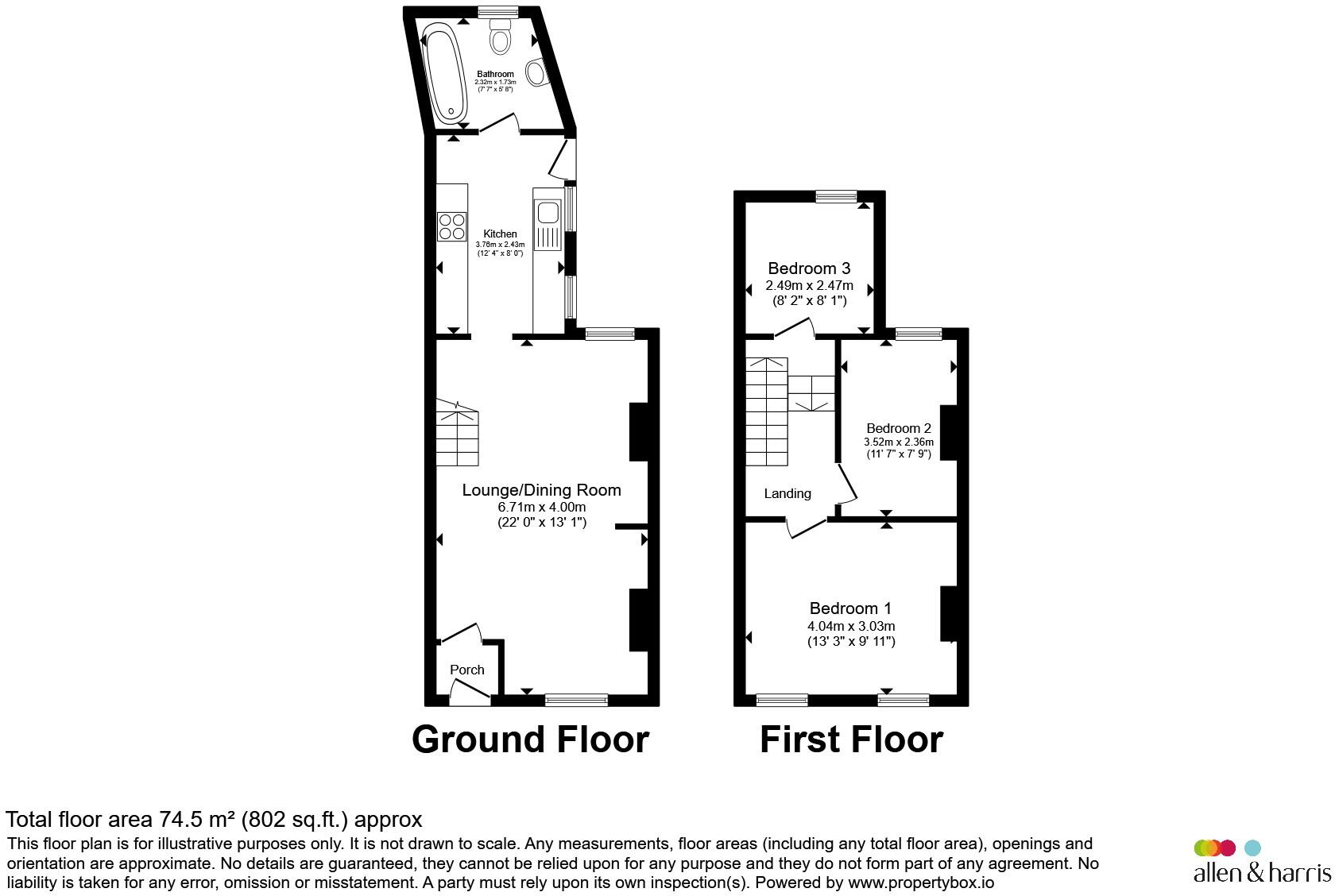 Chester Street, Cardiff floorplan