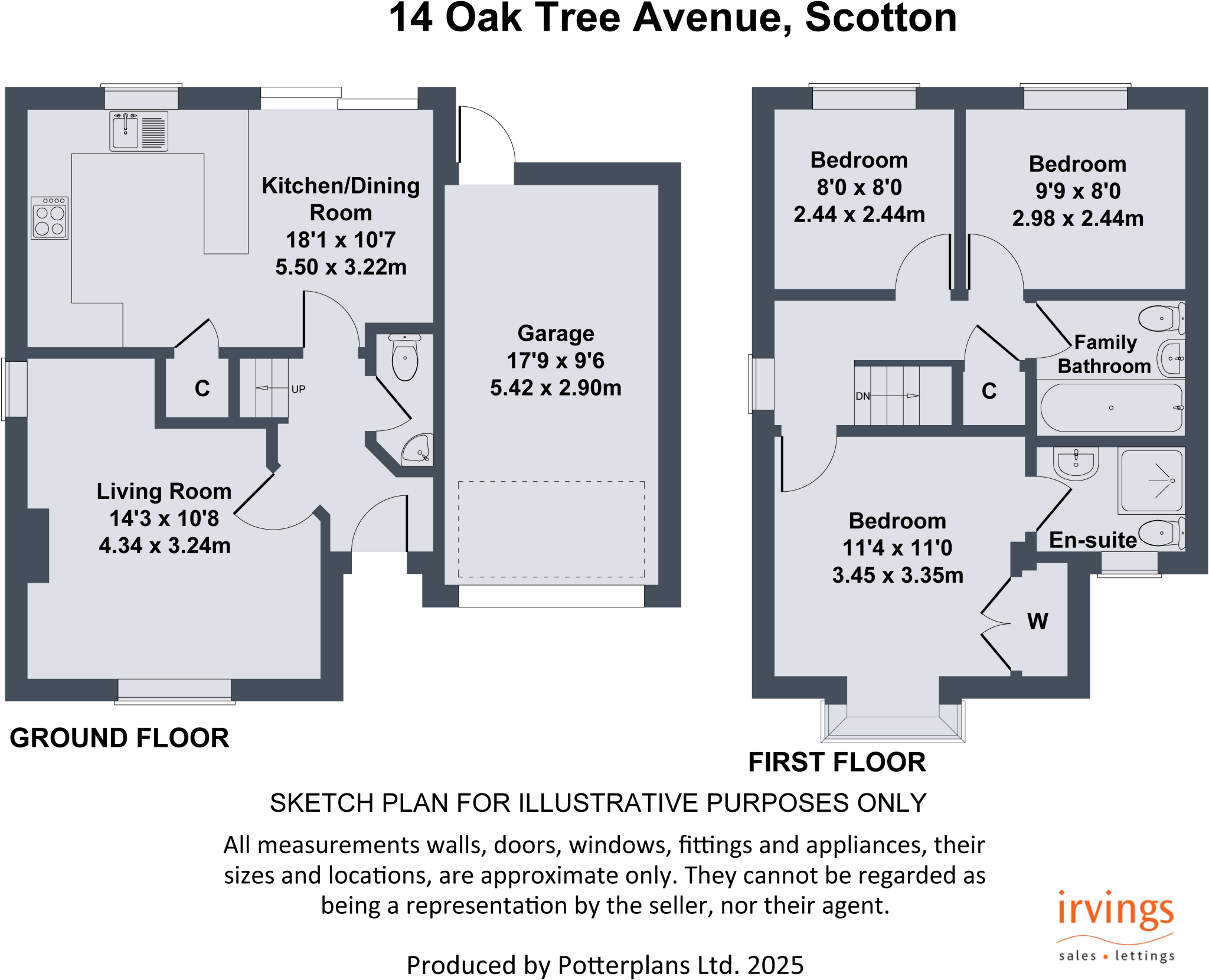Oak Tree Avenue, Scotton floorplan
