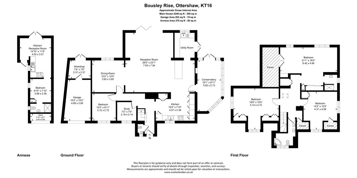 Bousley Rise, Ottershaw floorplan