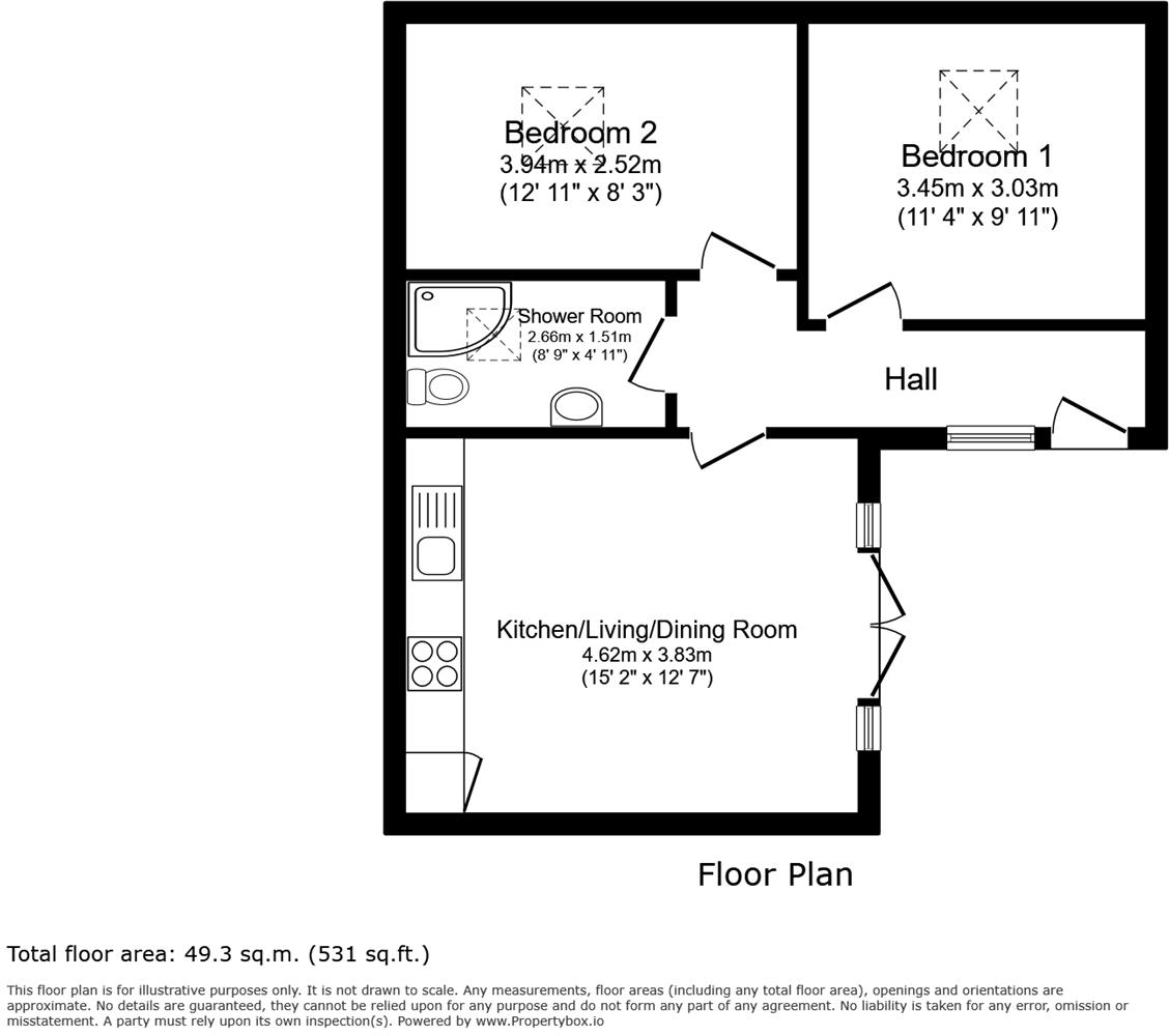 Agra Place, Dorchester floorplan