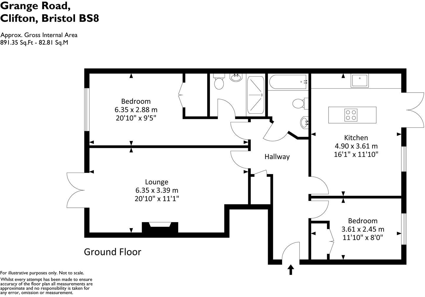 Grange Road, Clifton, Bristol, BS8 floorplan