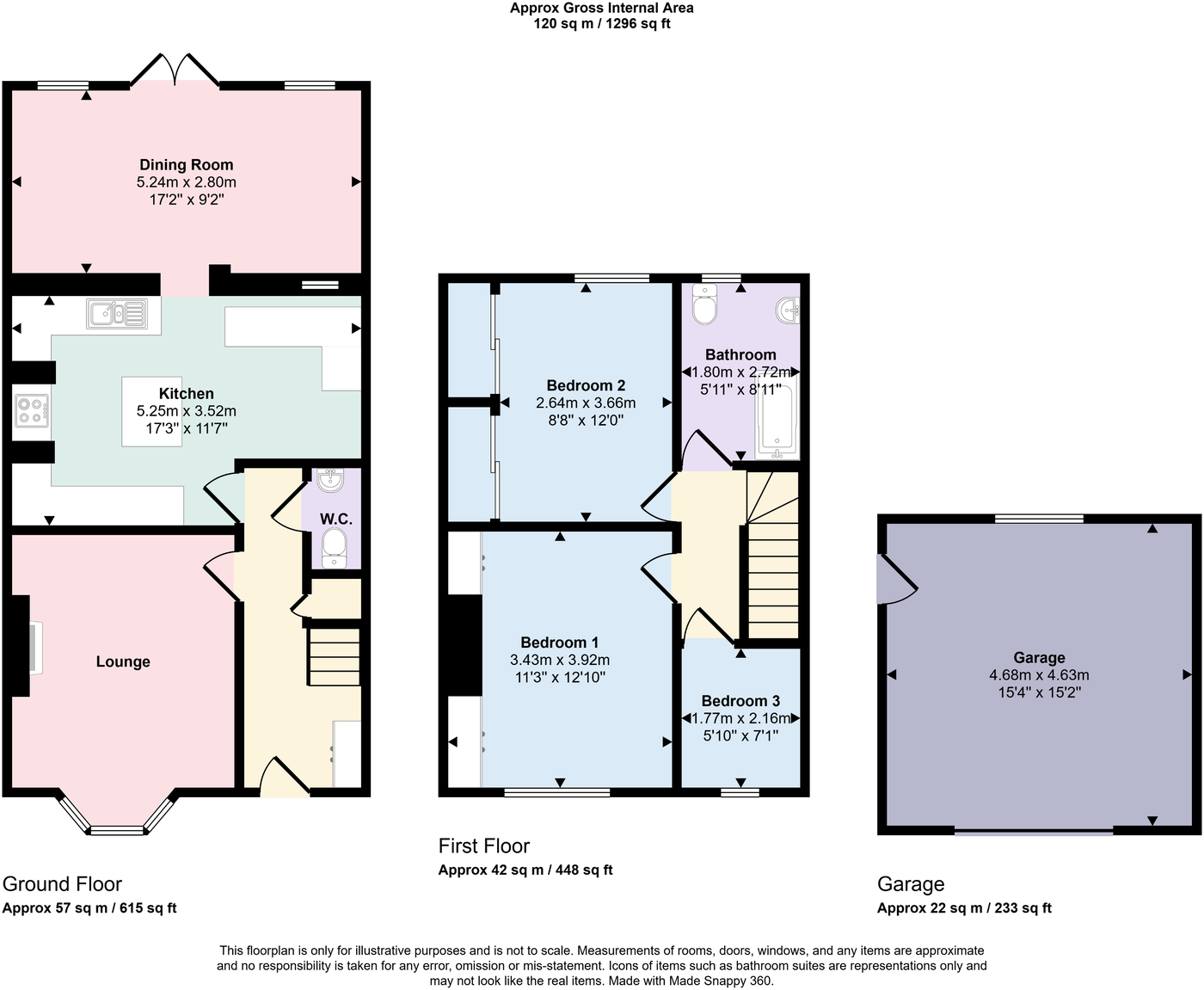 Waver Street, Silloth floorplan