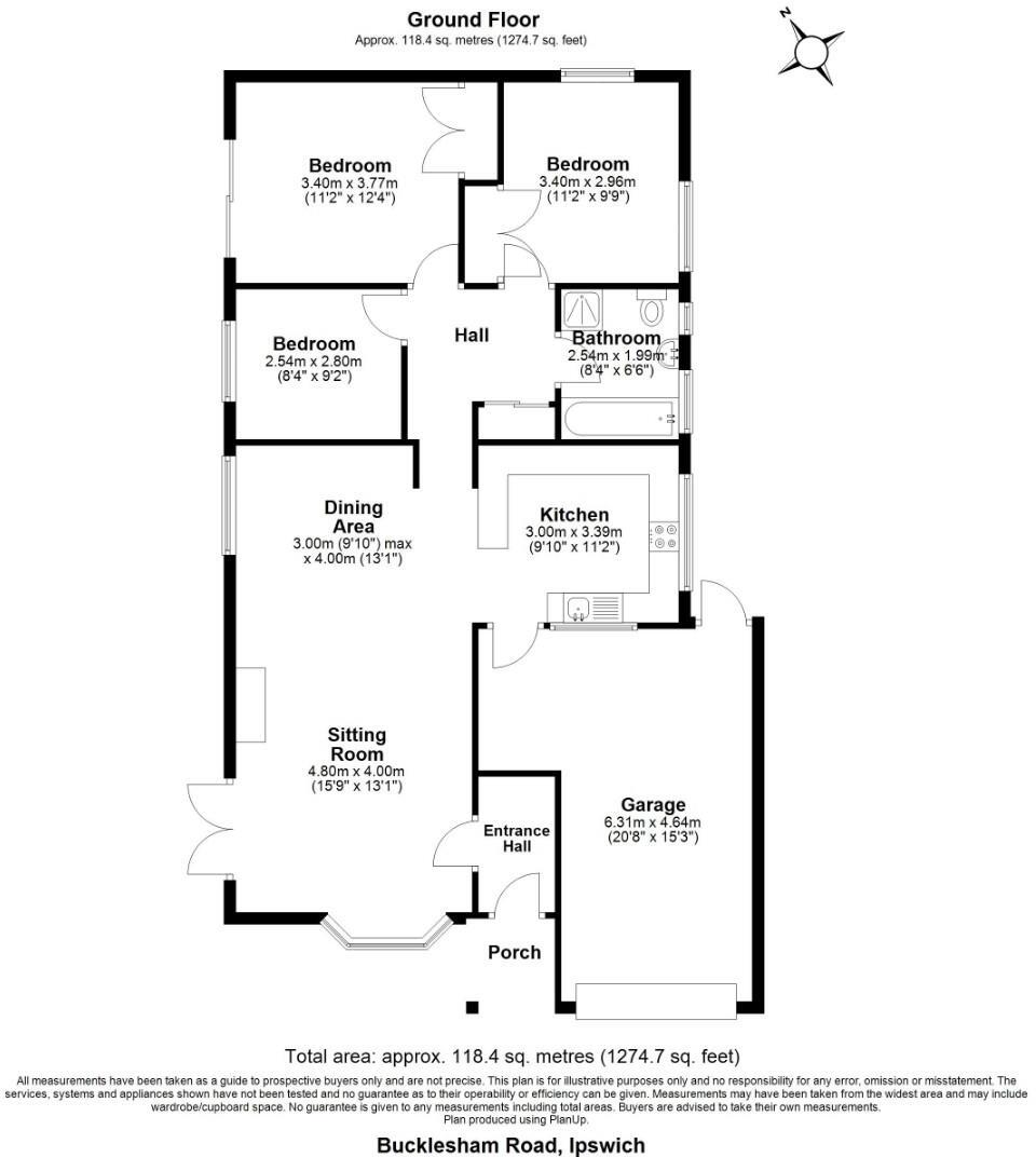 Bucklesham Road, Ipswich floorplan