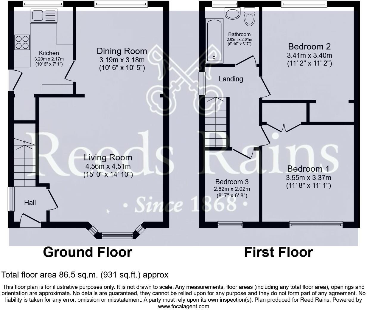 Wellington Place, Knottingley, West Yorkshire, WF11 floorplan