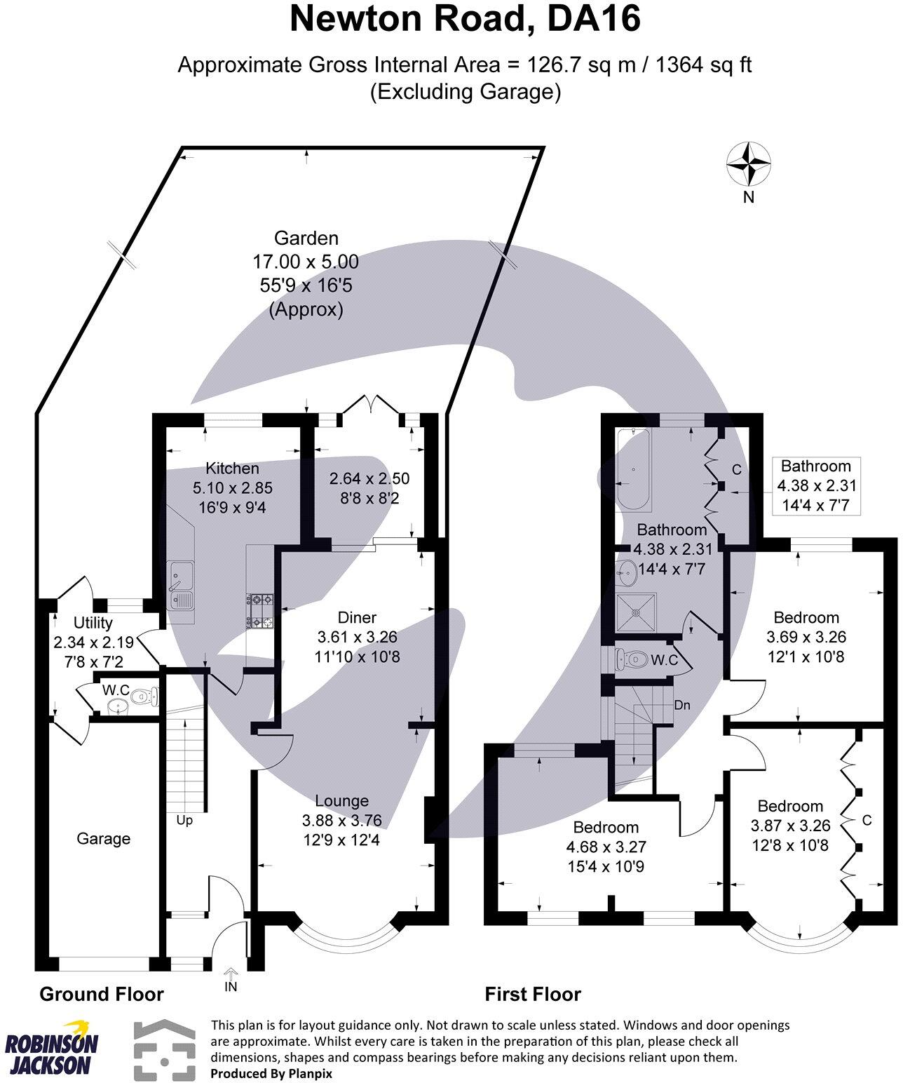 Newton Road, Welling, Kent, DA16 floorplan