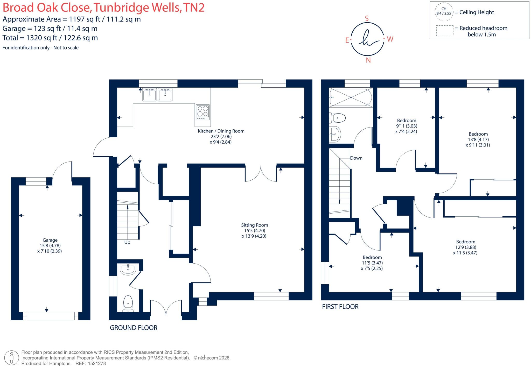 Broad Oak Close Tunbridge Wells TN2 floorplan