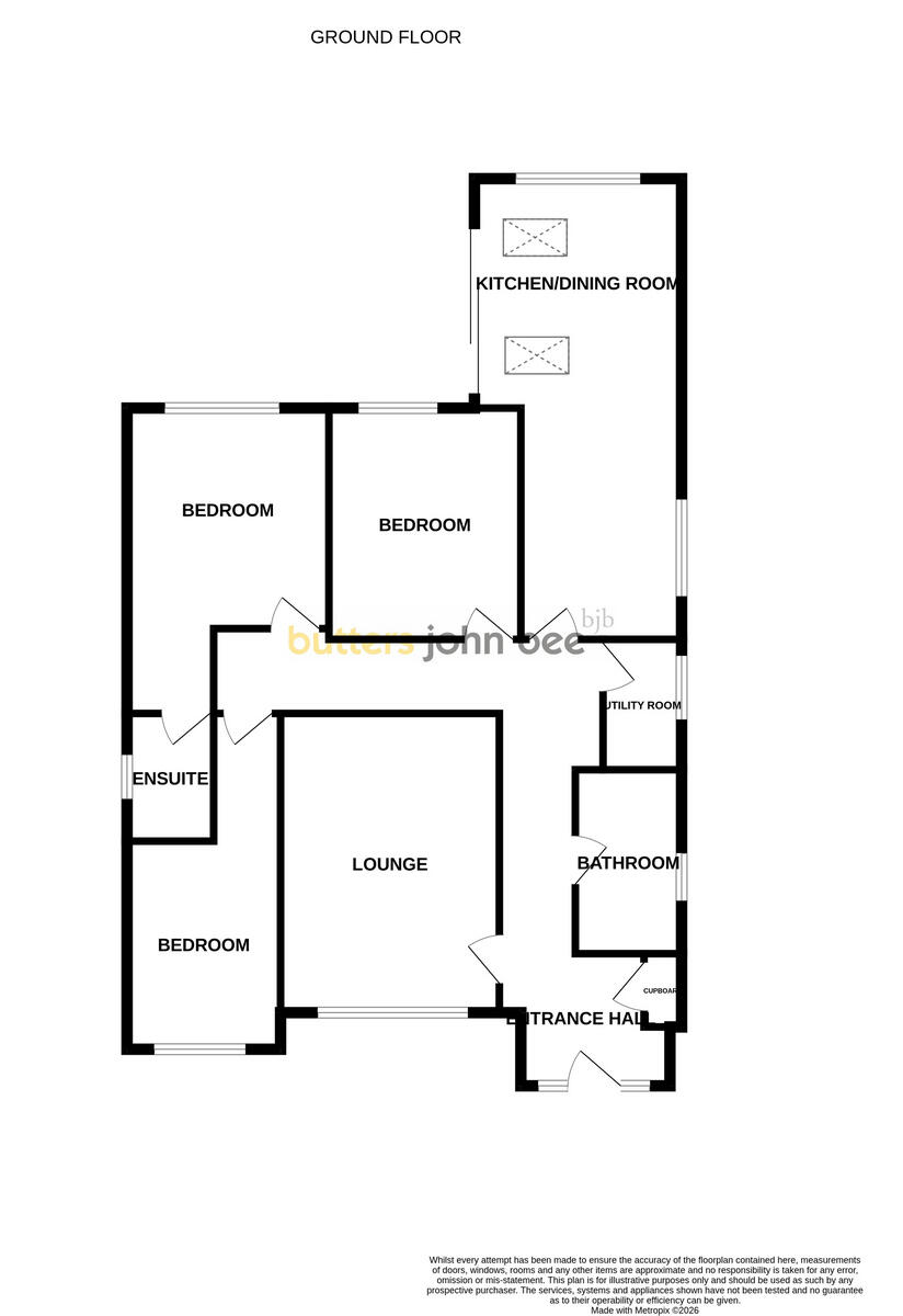 Brown Avenue, Nantwich floorplan
