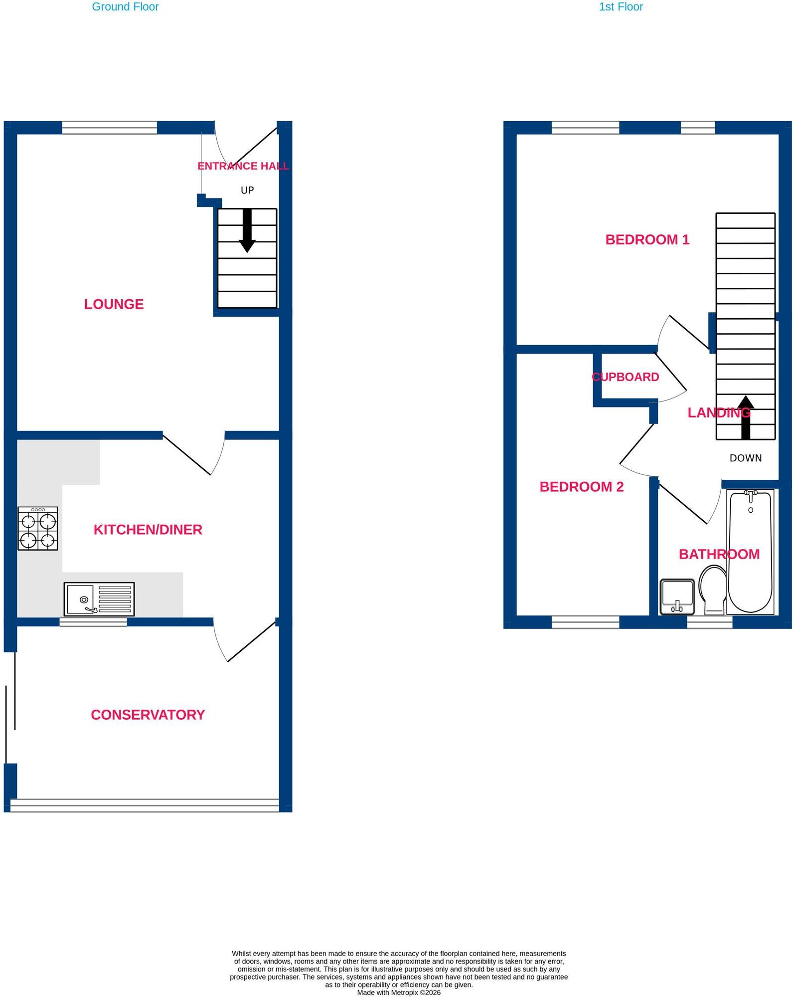 Fletcher Drive, Wickford, SS12 floorplan