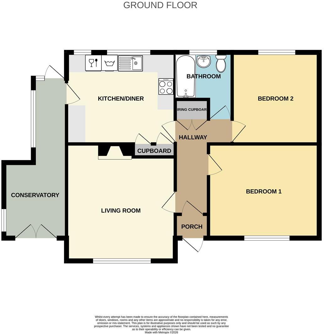 Linden Close, Sticklepath, Barnstaple floorplan