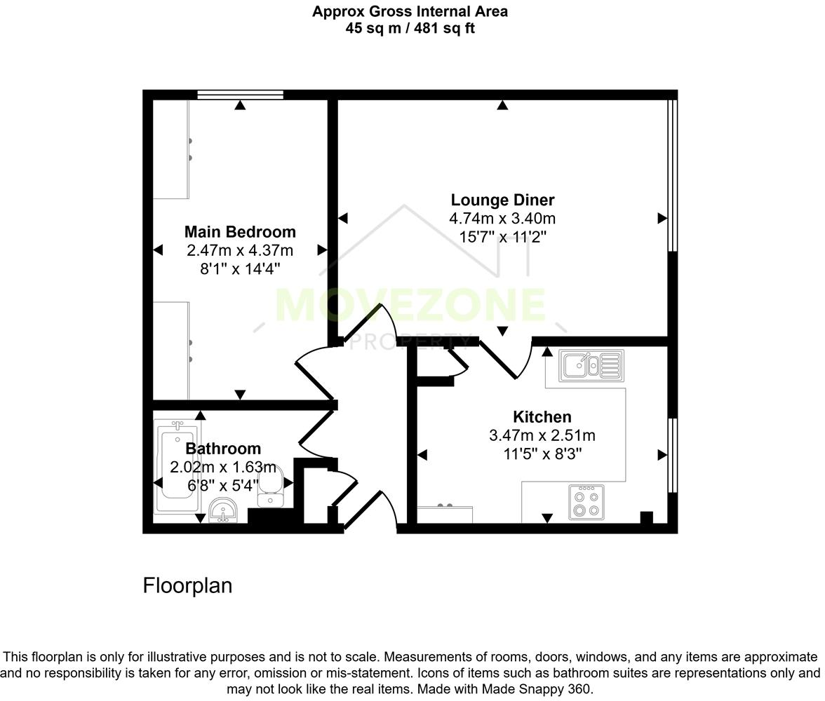 Mottingham Lane, London, SE9 floorplan