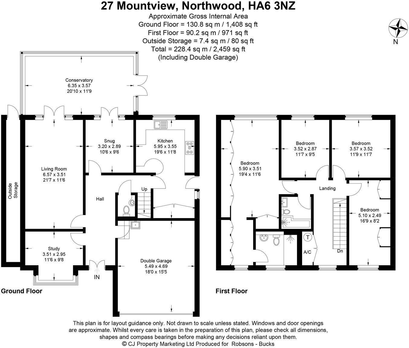 Mountview, Northwood, HA6 3NZ floorplan
