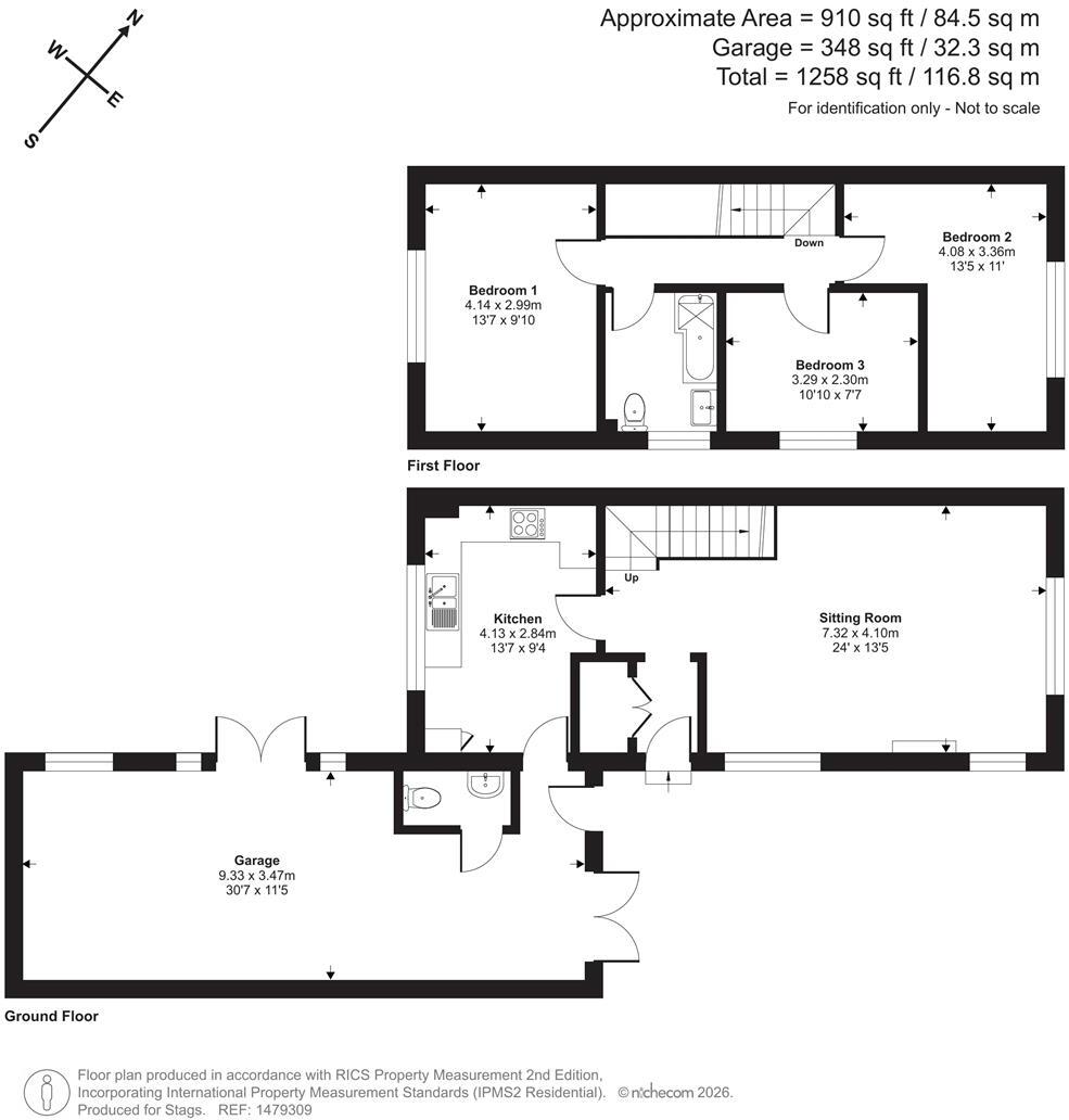 Alston Close, Taunton floorplan