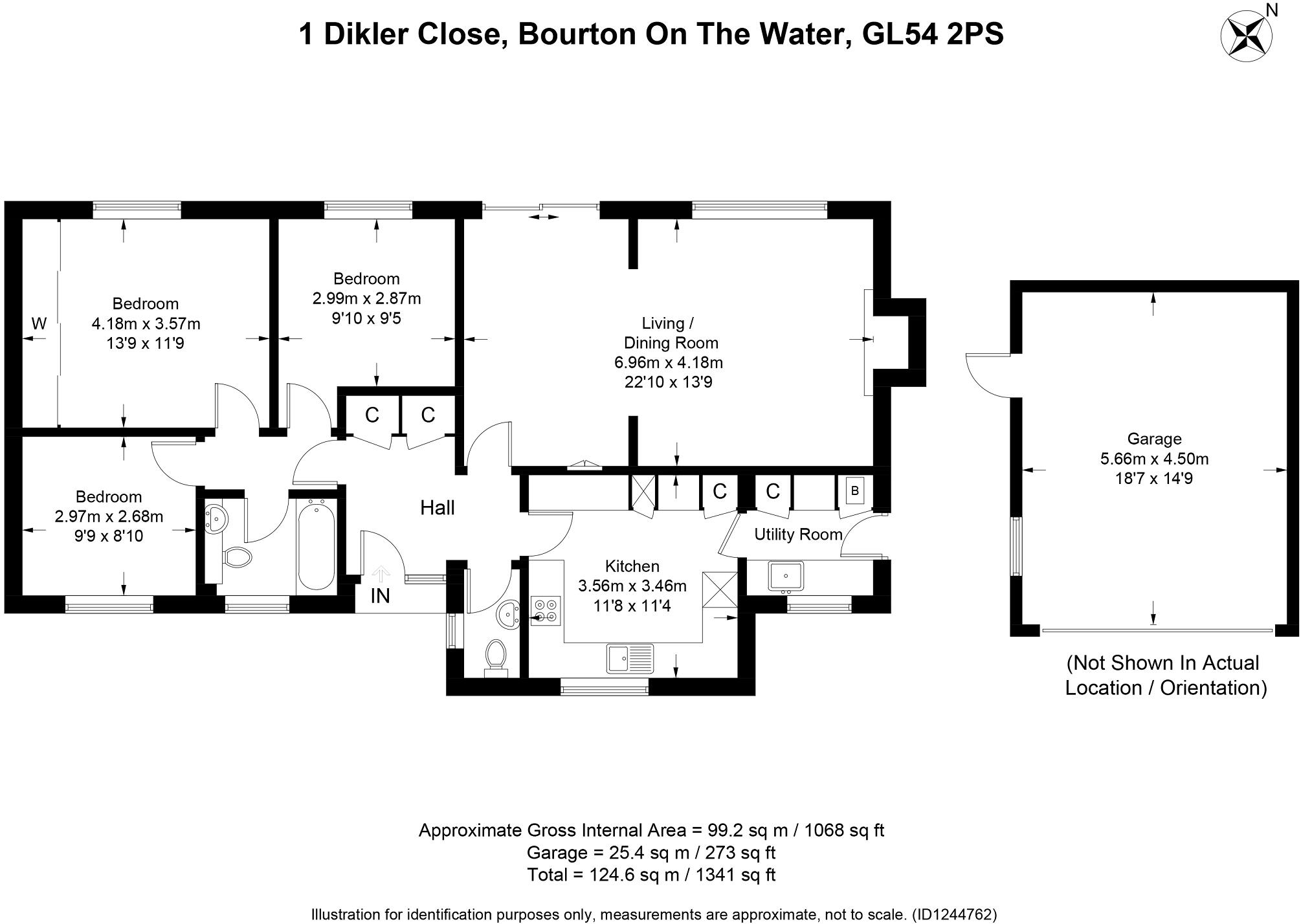 Dikler Close, Bourton-on-the-Water, Cheltenham, Gloucestershire. GL54 2PS floorplan