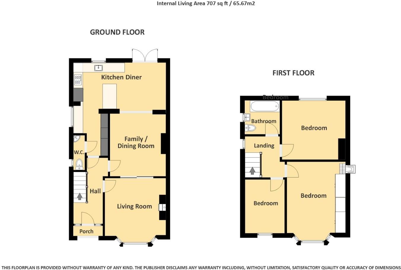 Greville Road, Warwick floorplan
