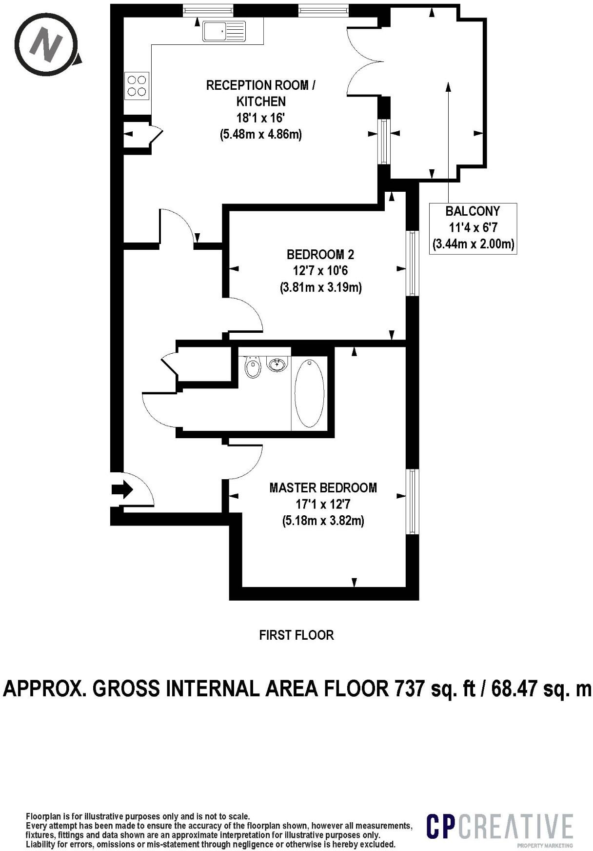 Lea Bridge Road, London, E10 floorplan