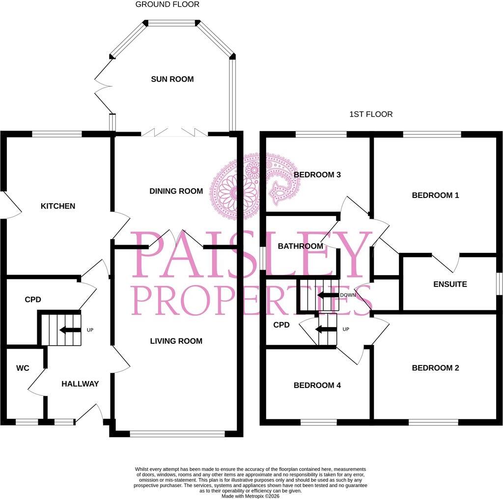 Delves Wood Road, Beaumont Park, Huddersfield, HD4 7AS floorplan