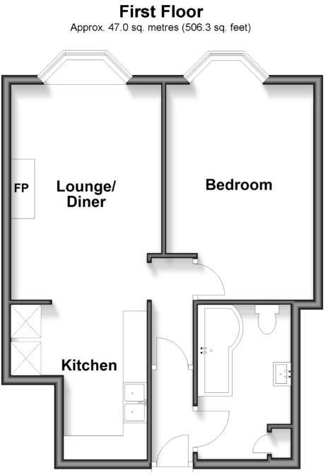 Clinton Place, Seaford floorplan