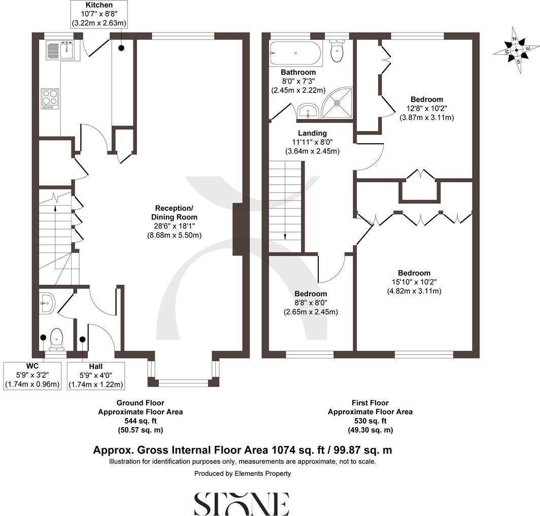The Crescent, Pendleton Road, RH1 floorplan