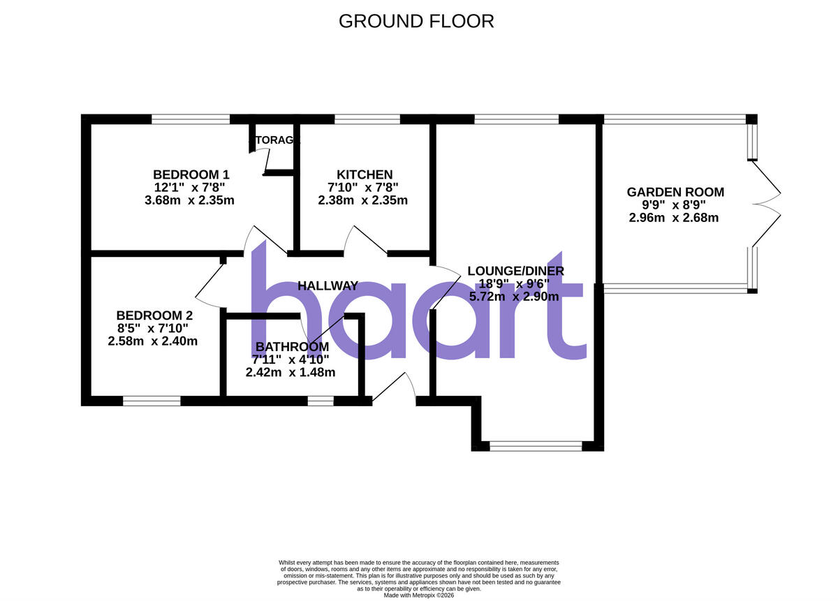 Barley Close, Little Eaton floorplan