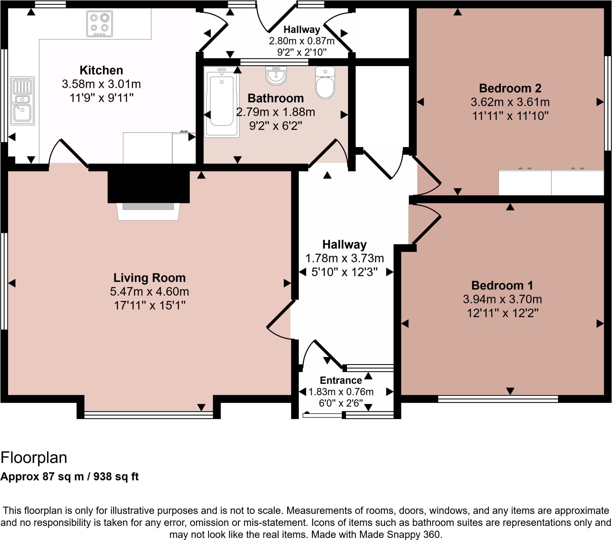 Scalford Road, Melton Mowbray, Leicestershire floorplan