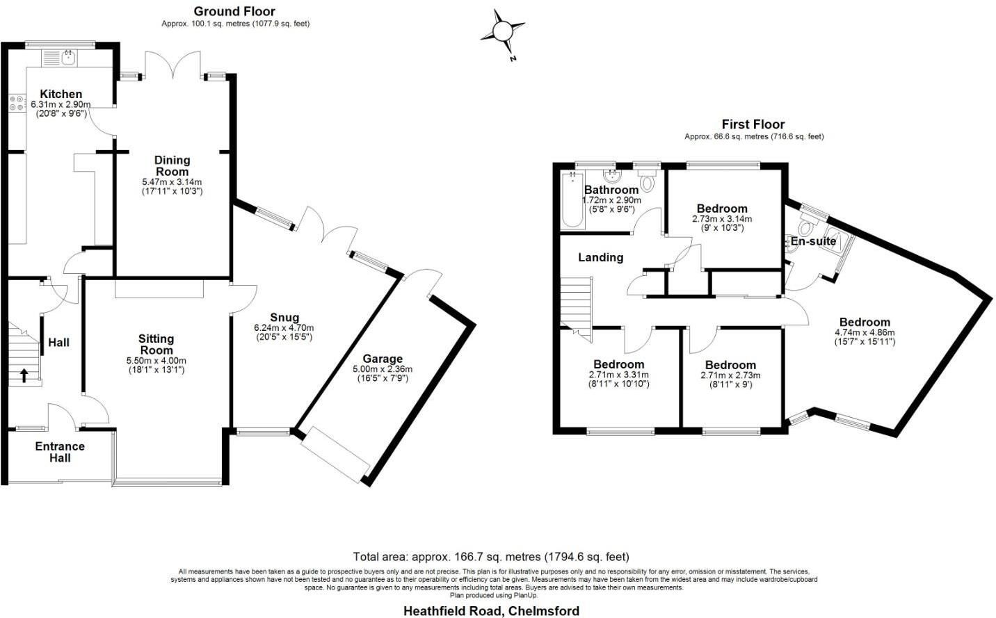Heathfield Road, Broomfield floorplan