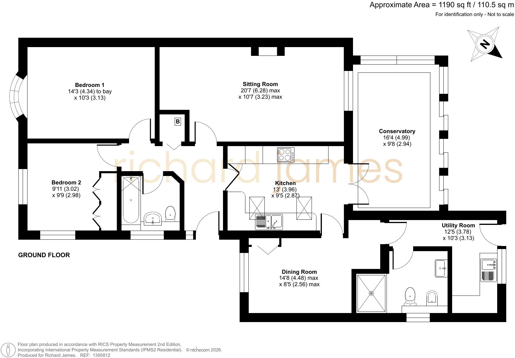 Kendal, Toothill, Swindon, SN5 8HW floorplan