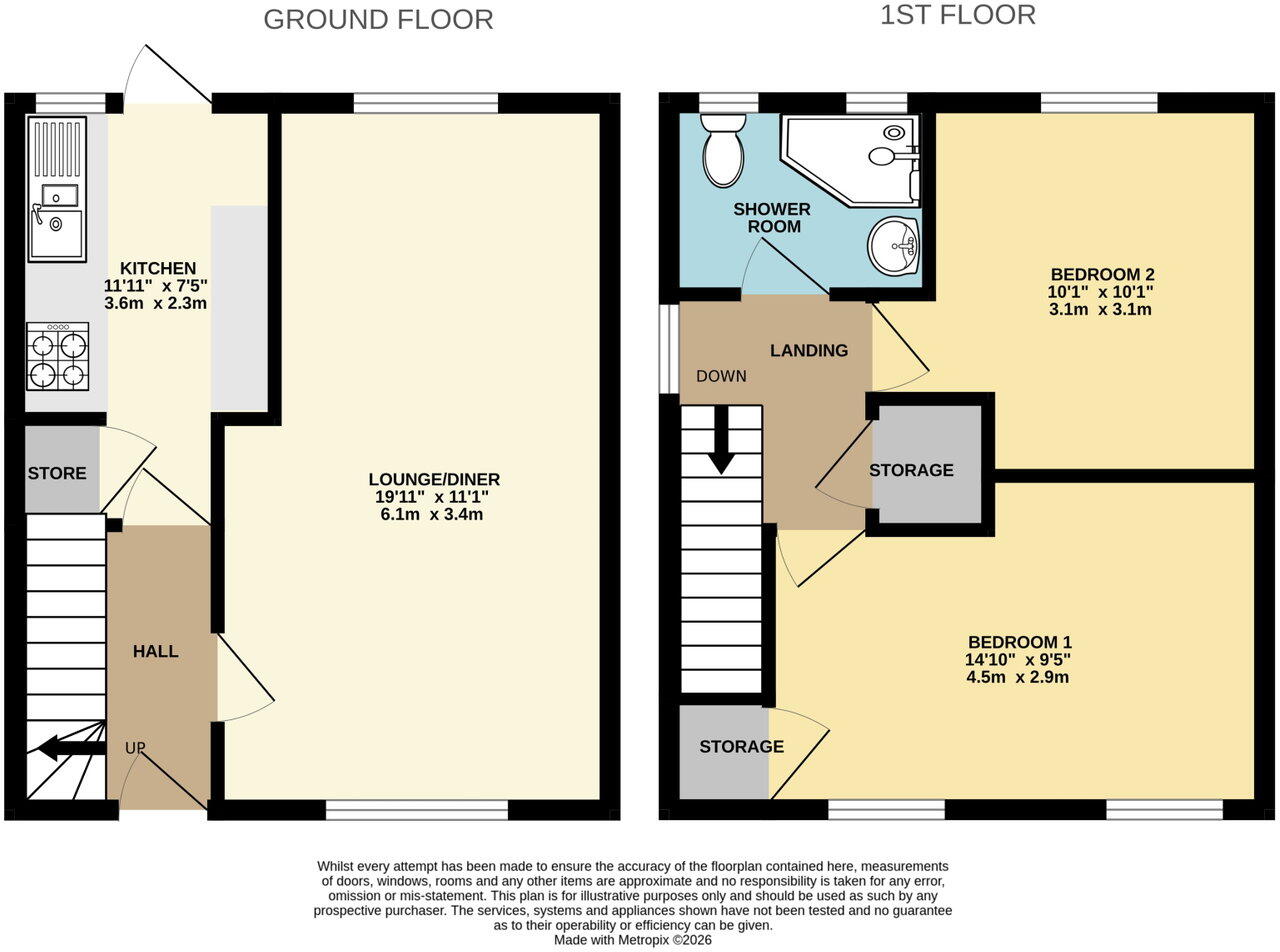 Queensway, Torquay floorplan