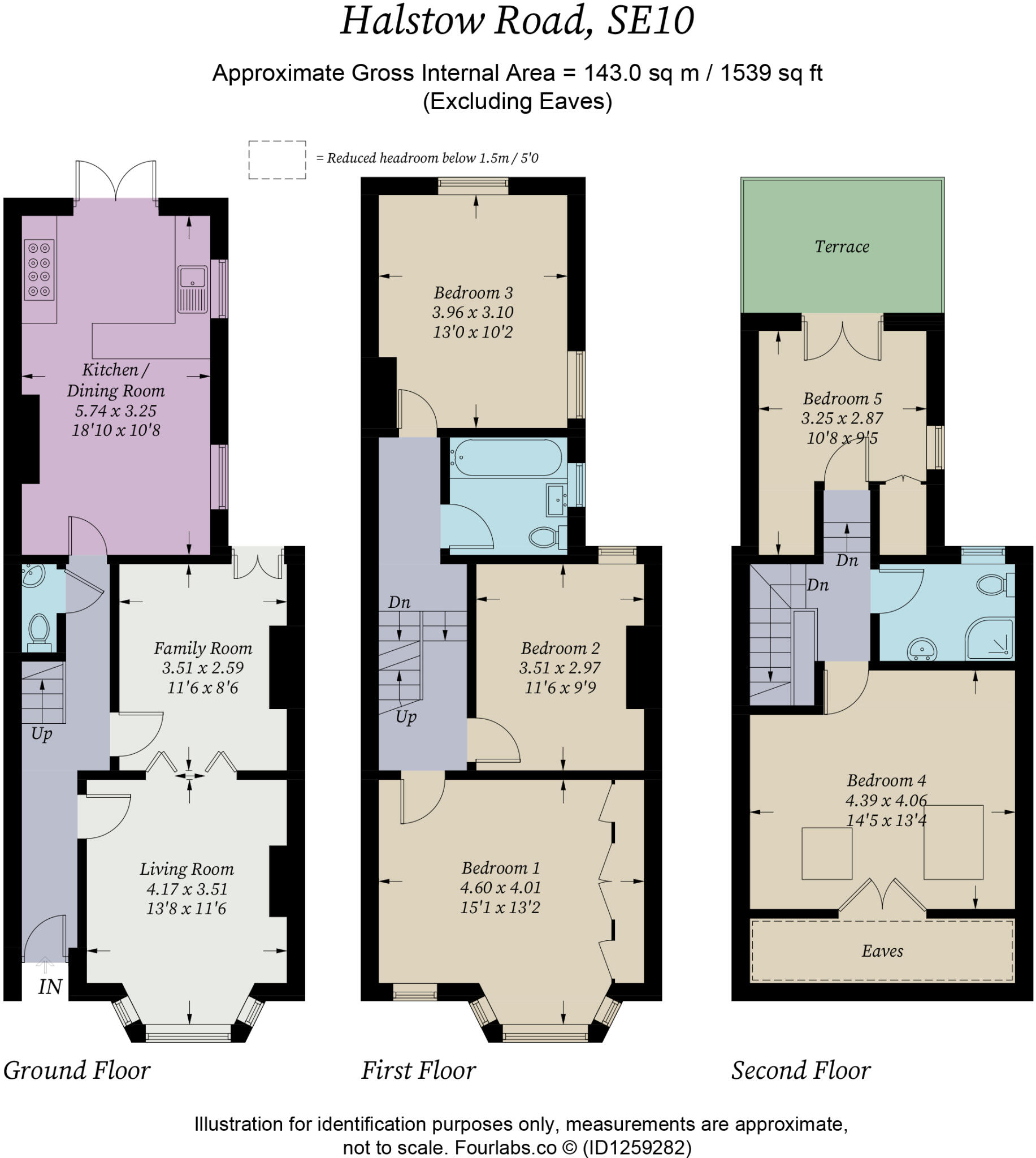 Halstow Road London SE10 floorplan