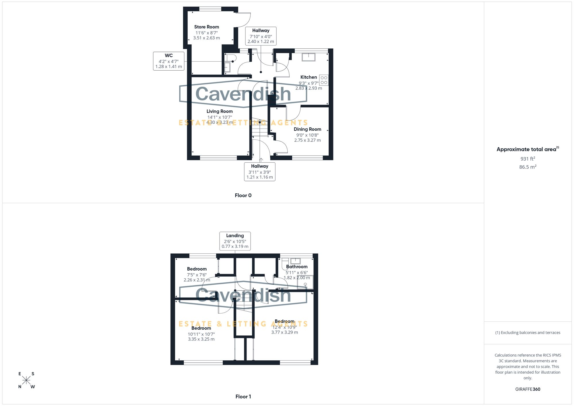 Darlington Crescent, Saughall, CH1 floorplan