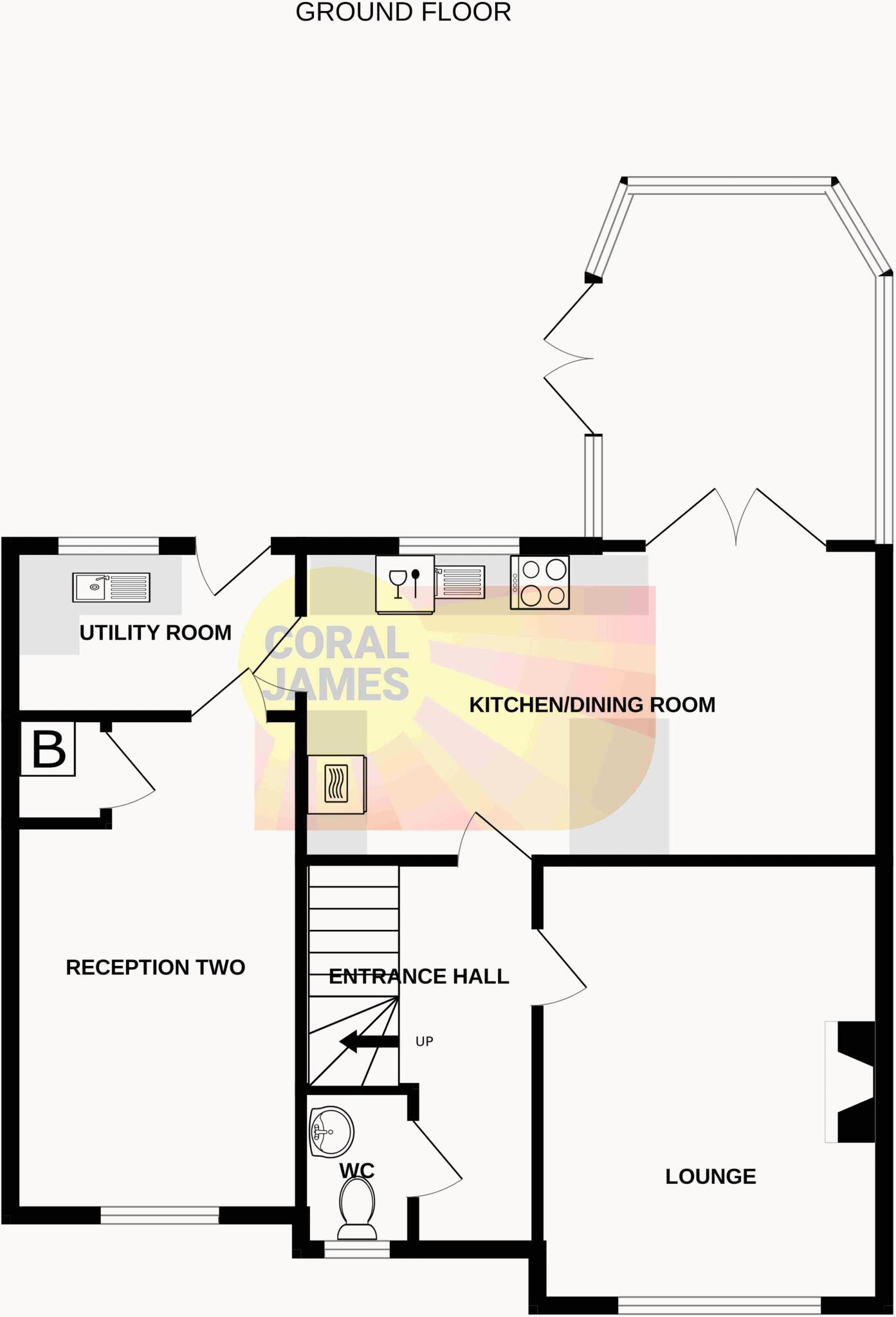 Large and Stunning Family Home floorplan