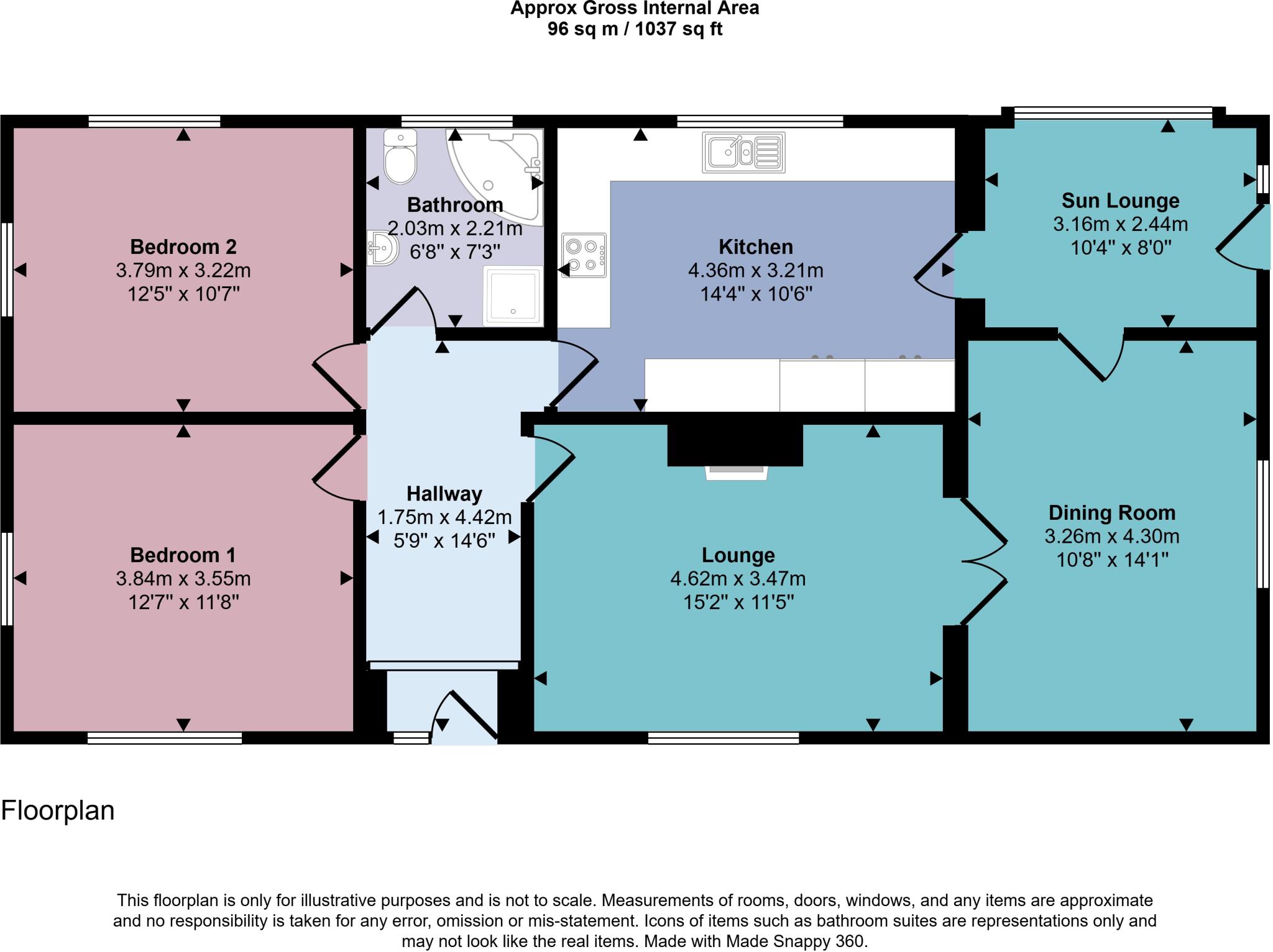 Portsmouth Road, Lowford floorplan