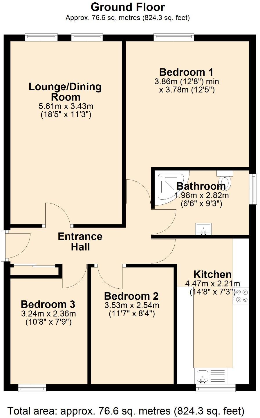 Beaufort Avenue, Sale, Greater Manchester, M33 floorplan