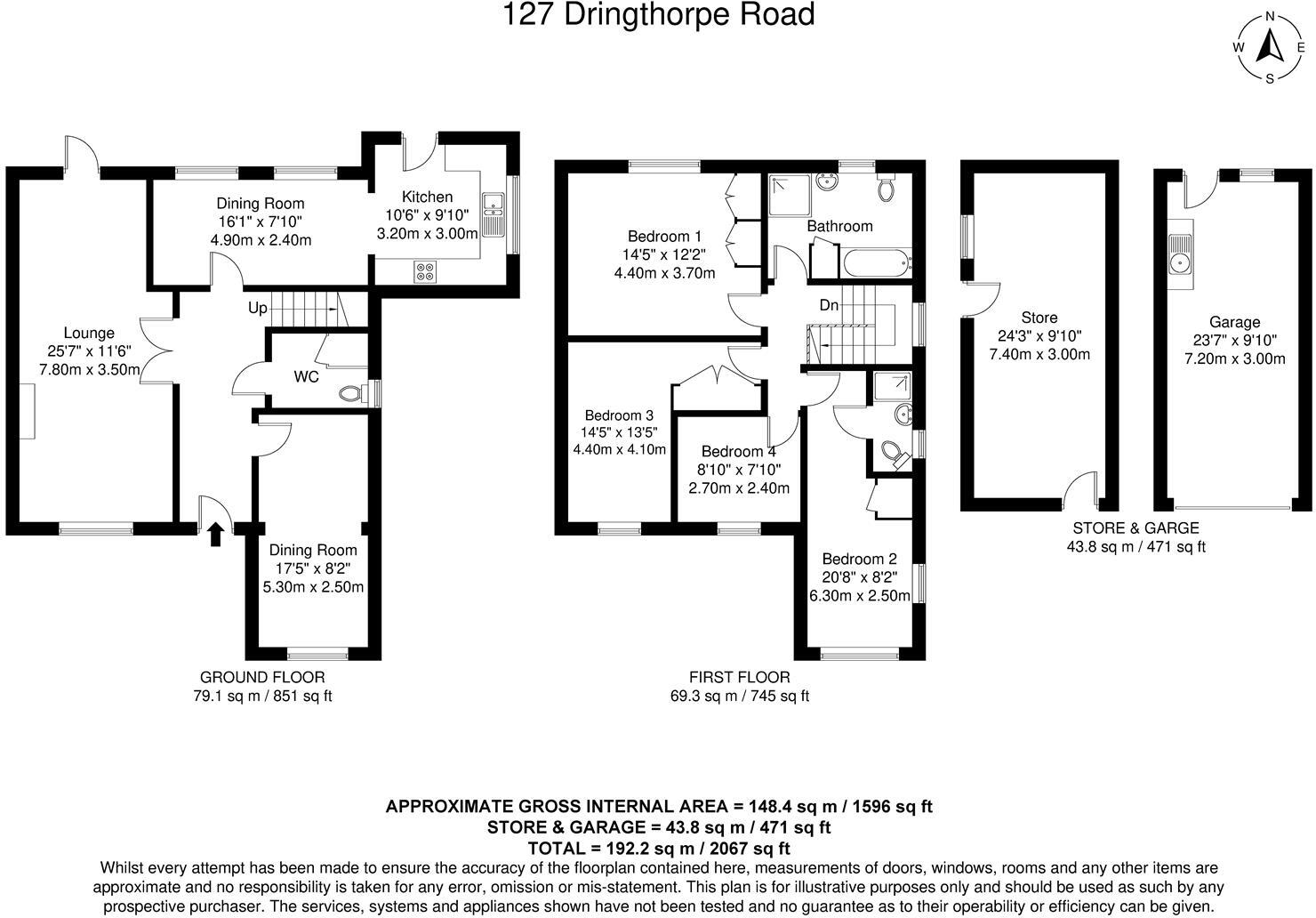 Dringthorpe Road, York floorplan