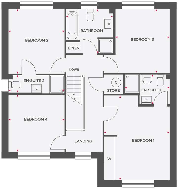 Off Great Stoke Way, Harry Stoke, 
Bristol,
BS34 floorplan