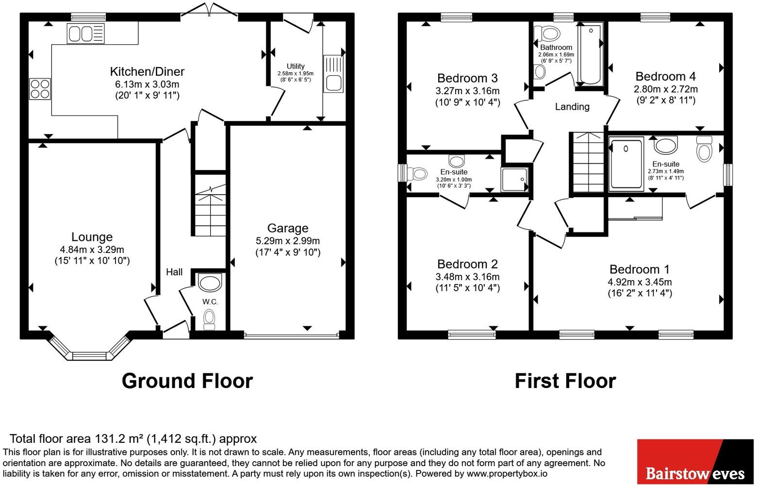 Healey Close, Wyberton, Boston, Lincolnshire, PE21 floorplan
