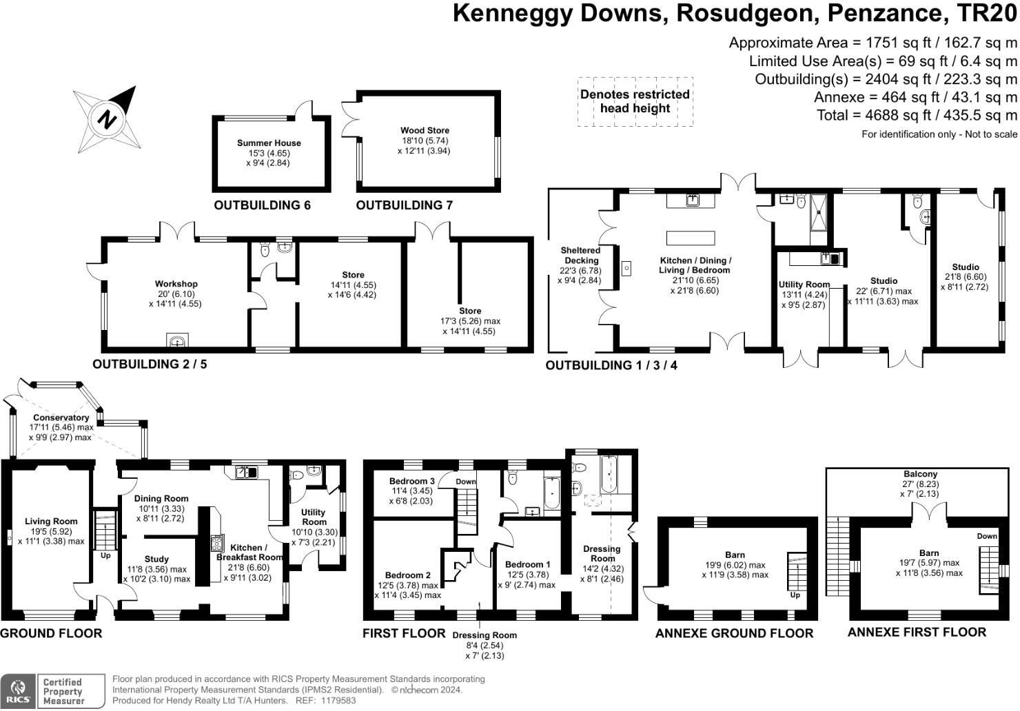 Kenneggy Downs, Rosudgeon floorplan
