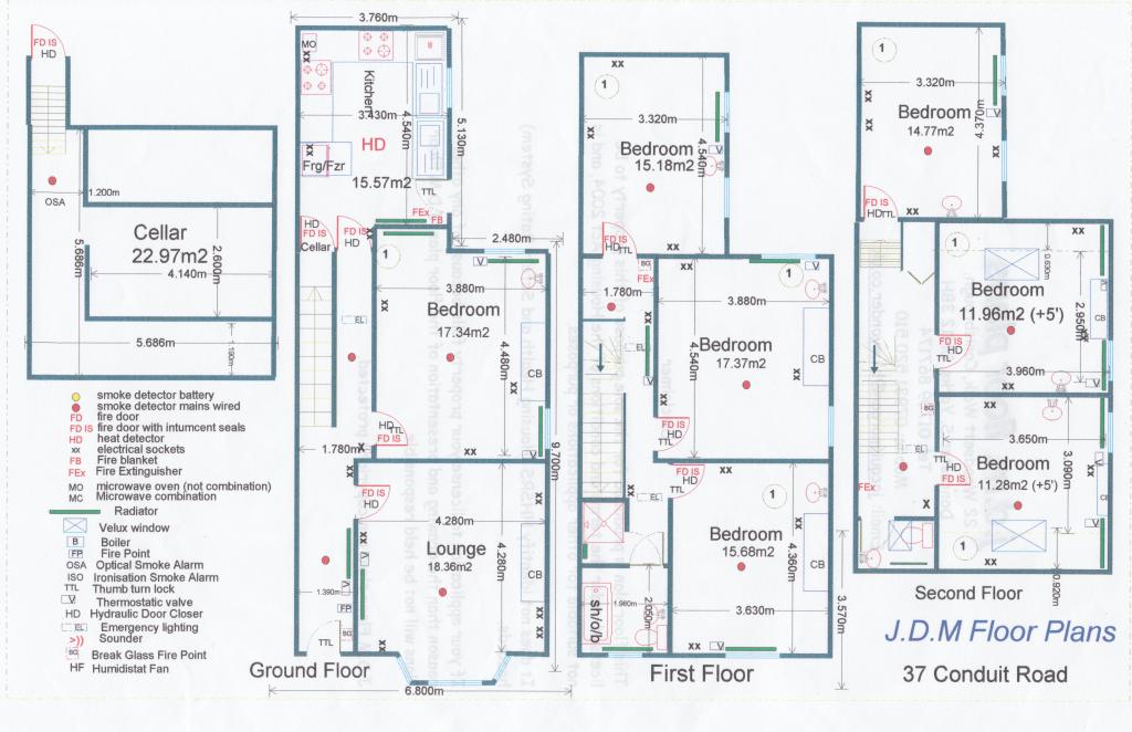 CROOKESMOOR - 7 BED STUDENT HOUSE SHARE  floorplan