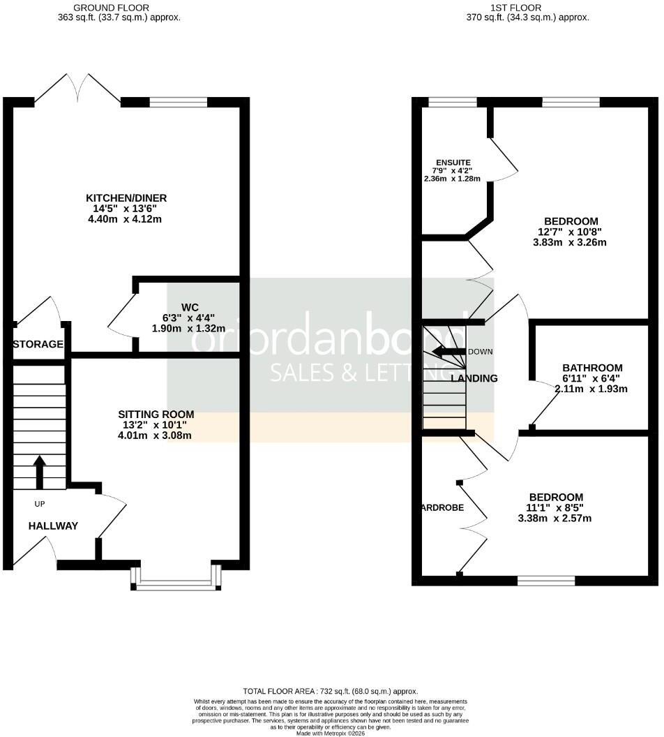 Falcon Way, Wootton, Northampton NN4 floorplan