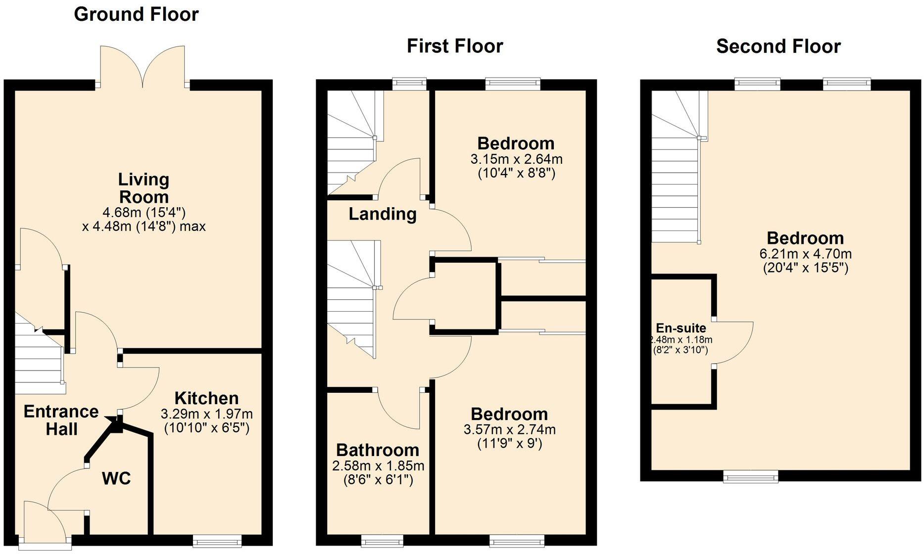 Severus Crescent, North Hykeham, LN6 floorplan