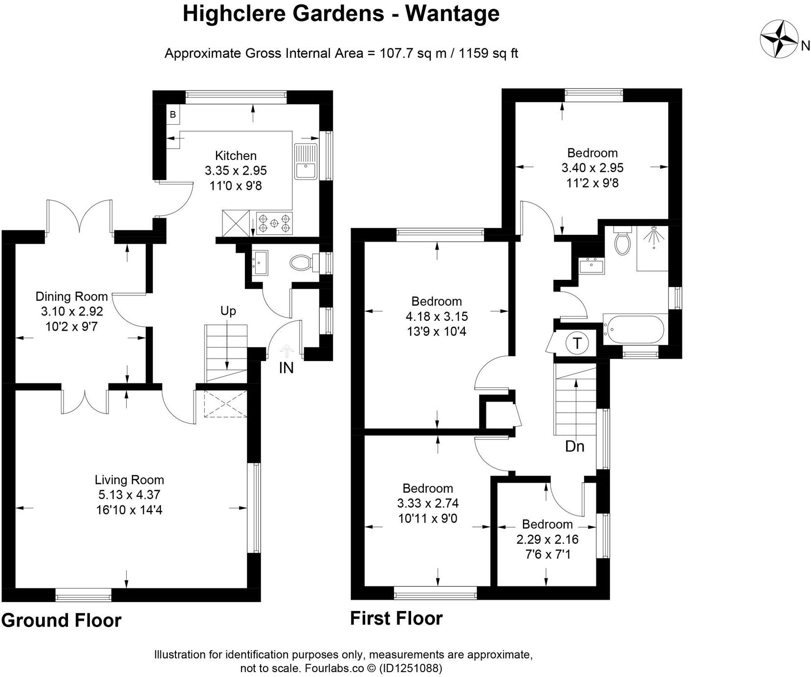 Highclere Gardens, Wantage, OX12 floorplan