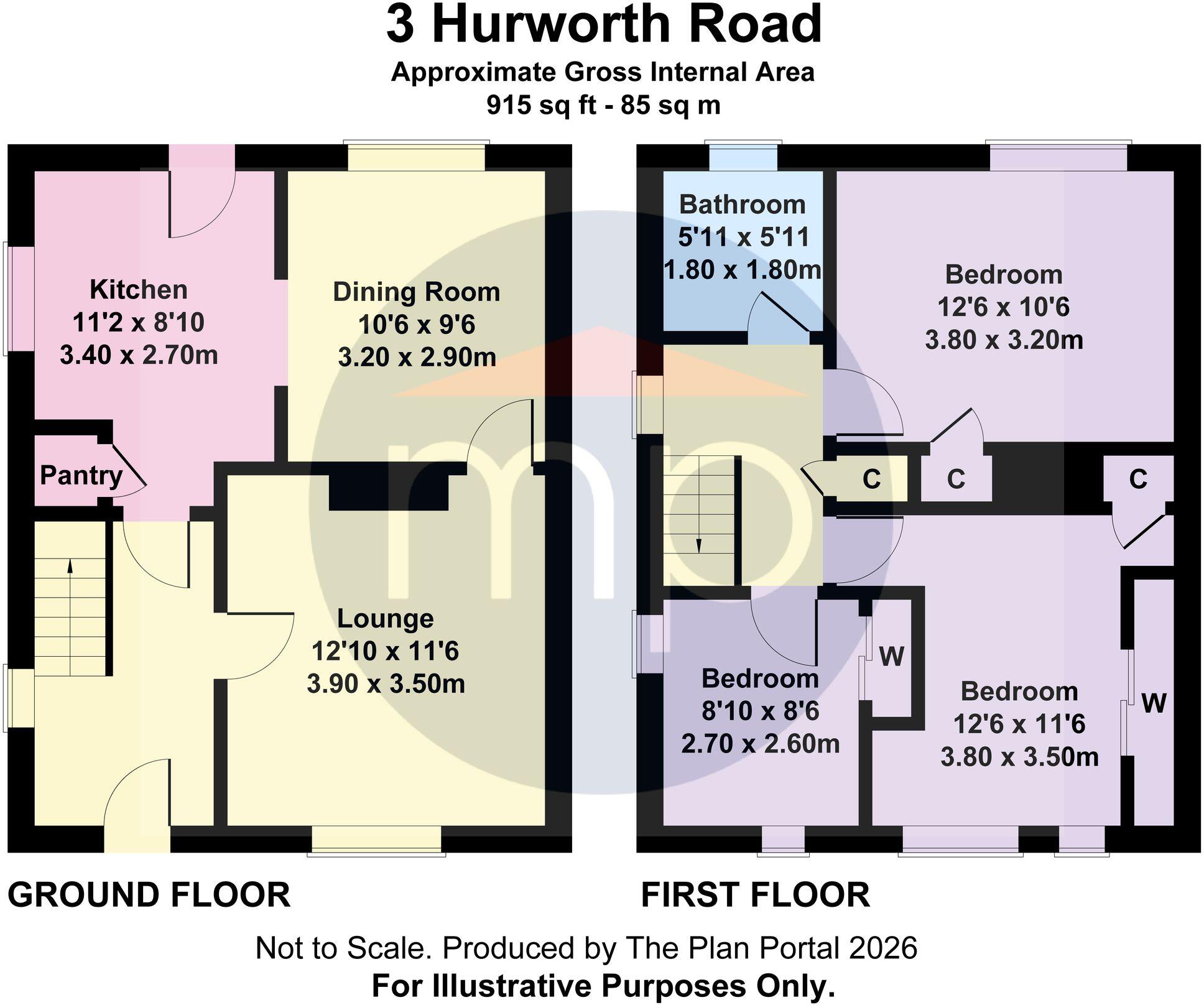 Hurworth Road, Middlesbrough, TS4 floorplan