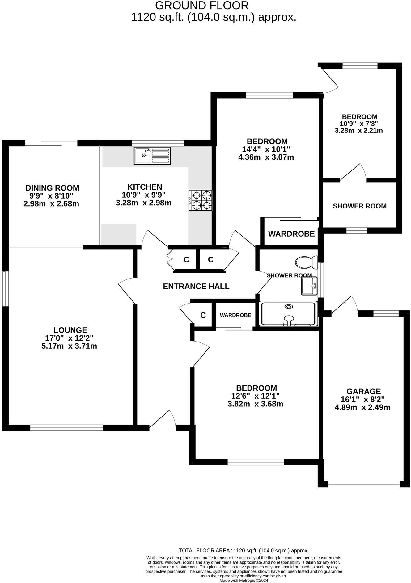 Broadley Drive, Livermead, Torquay floorplan