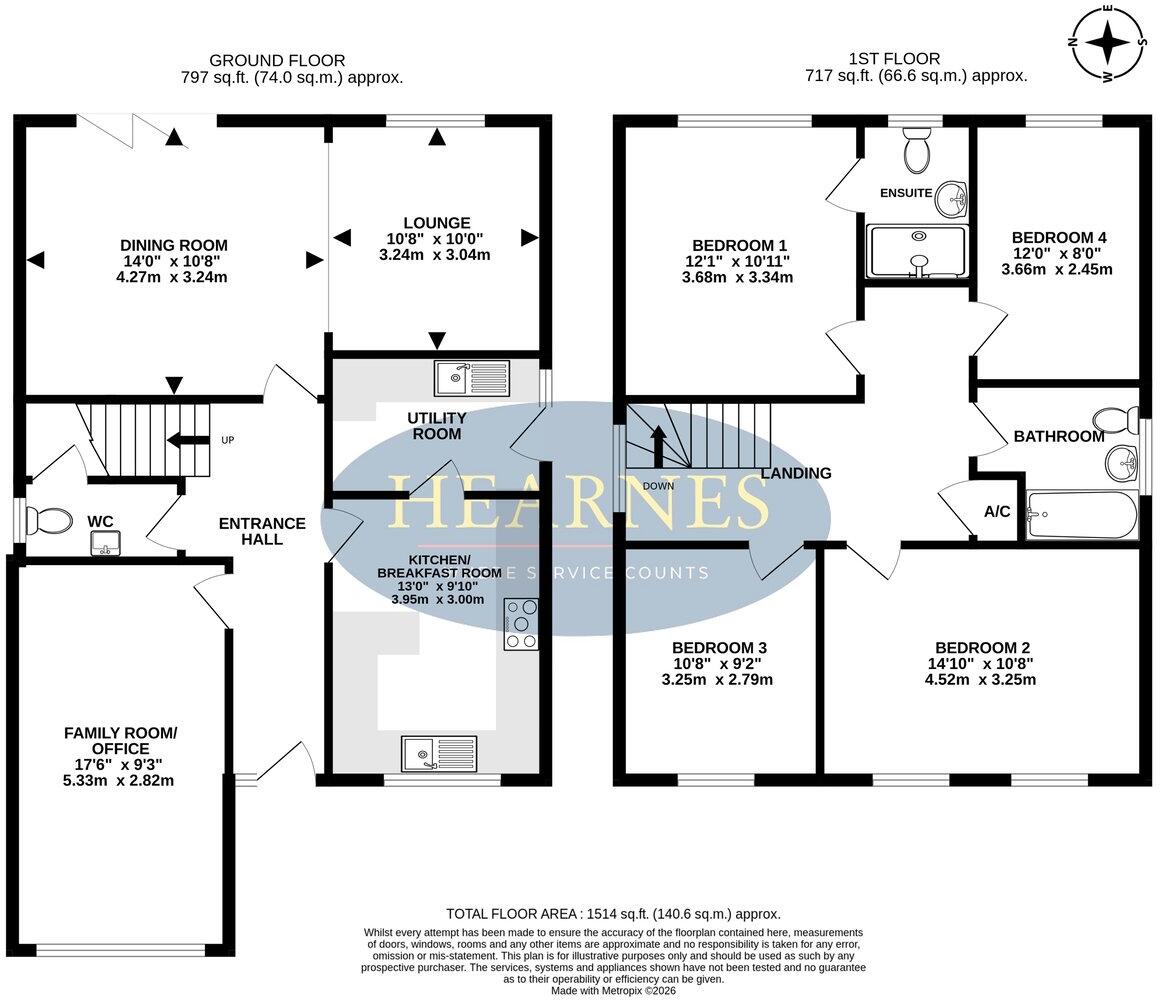 Coppice Avenue, Ferndown, BH22 floorplan