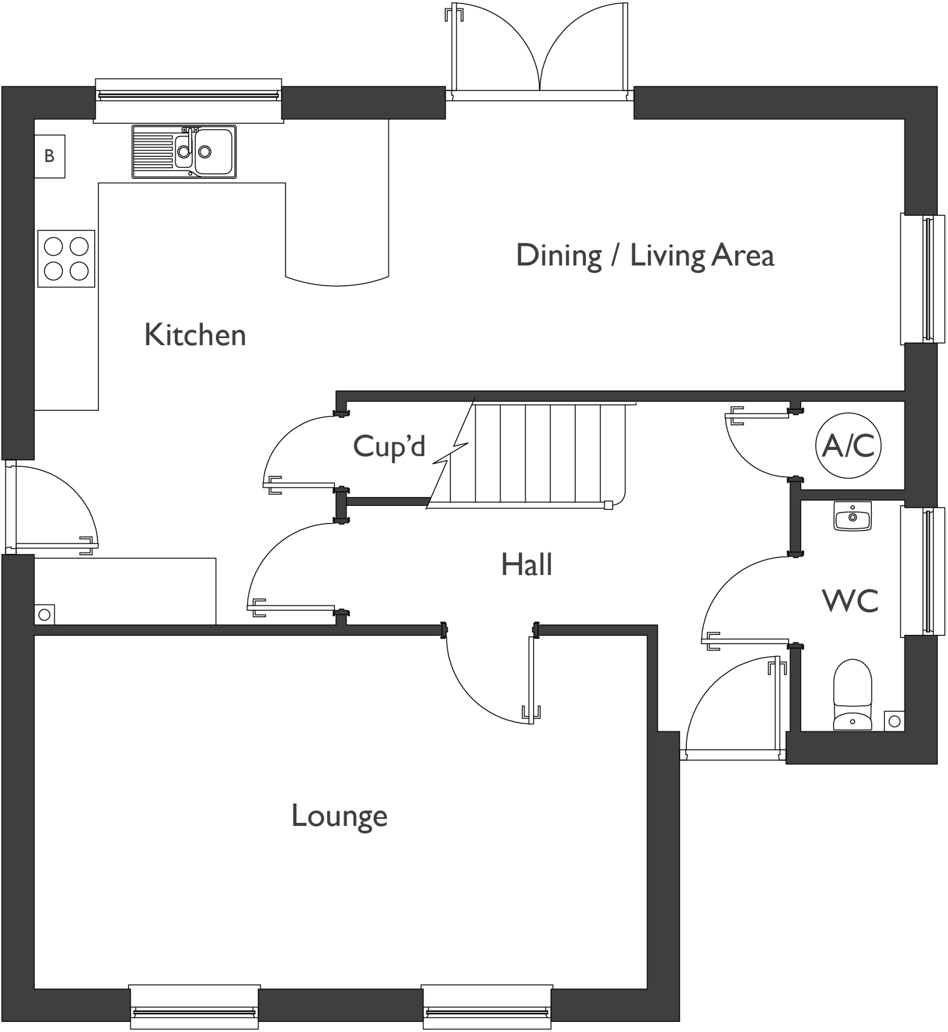 Lakeside, Blundeston, Suffolk floorplan