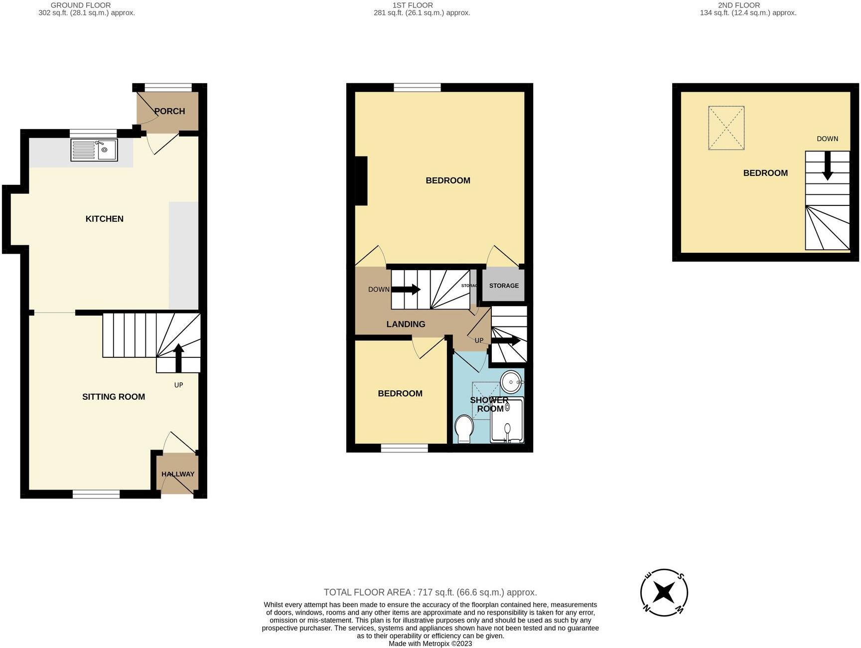 Scotts Lane, Wellington, TA21 floorplan